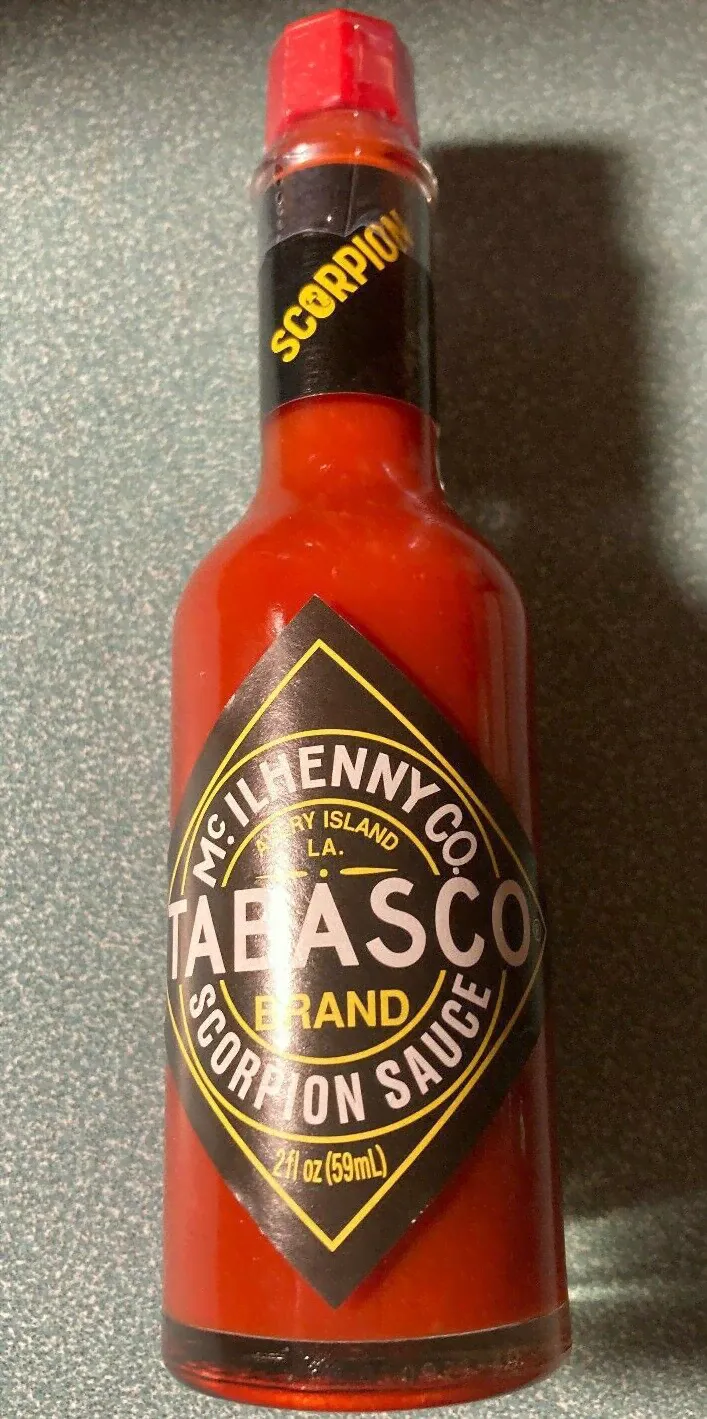 Tabasco Scorpion Pepper Hot Sauce - Seriously Extra Hot Sauce - Scorchin