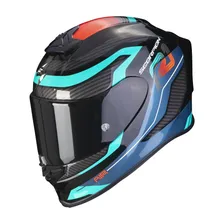 Мотошлем Scorpion Exo EXO-R1 EVO AIR VATIS Черный/Синий/Красный