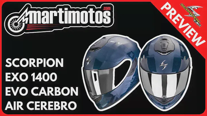 Preview // Scorpion Exo 1400 Evo Air Carbon Cerebro Blue