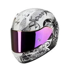 SCORPION EXO Шлем EXO-410 AIR ORCHID, цвет Жемчужный/Черный, Размер L
