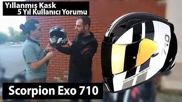 Yıllanmış kask Scorpion Exo 710 Air | 5 Yıllık kullanım | Kullanıcı yorumu