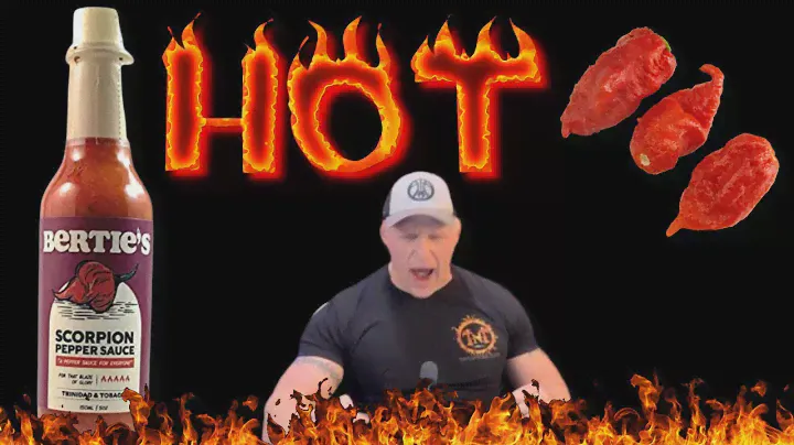 * WOW* This is a "Level-Up" from HOT to INSANE HOT!! Berties Trinidad Moruga Scorpion Hot Sauce!