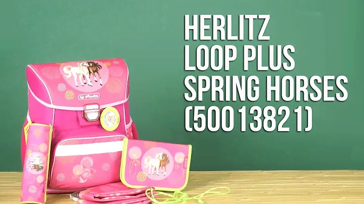 Распаковка Herlitz LOOP PLUS Spring Horses 50013821