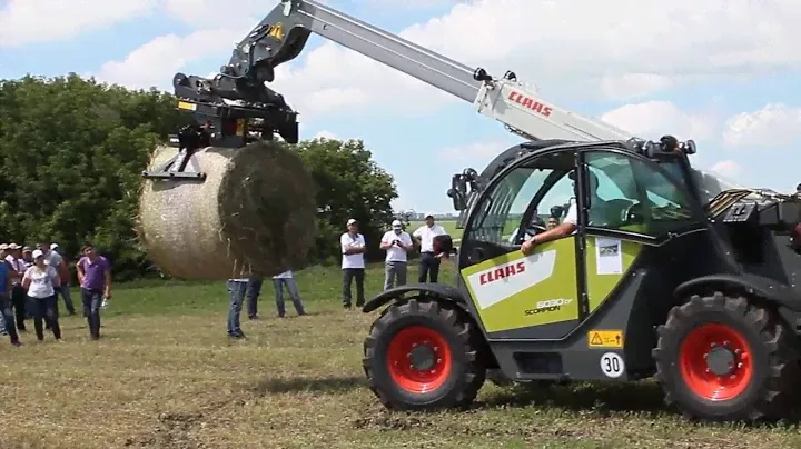 Погрузчик Scorpion  от компании Claas  Полевая демонстрация