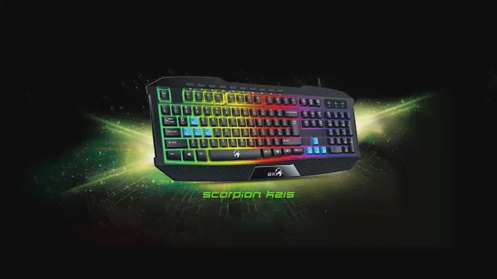 Распаковка клавиатуры Genius GX Gaming Scorpion K215