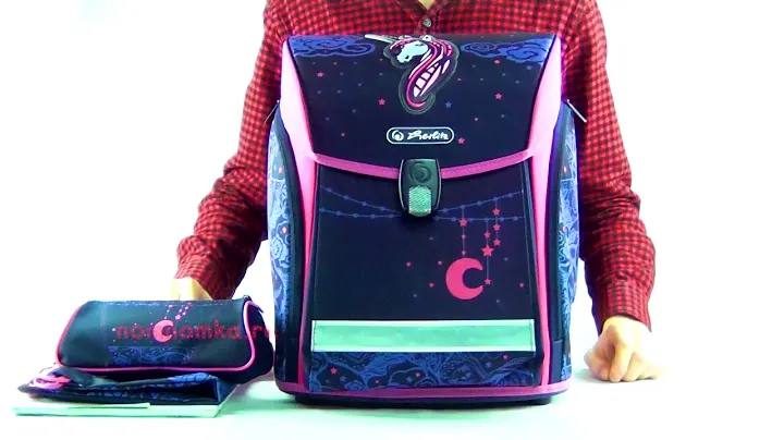 Ранец Herlitz New Midi Plus Unicorn Night для начальных классов