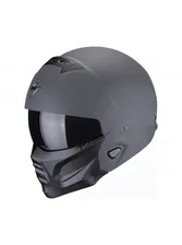 Шлем модуляр Scorpion EXO COMBAT II SOLID Серый