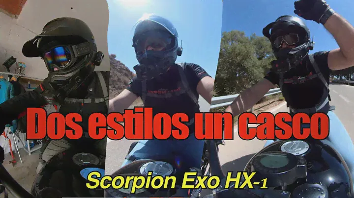 Scorpion HX-1 Review final de mis 2 cascos en 1 | edición calor en Vcruise