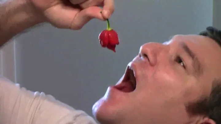 Eating a Trinidad Scorpion Pepper - 2,000,000 Scoville Heat Units